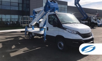 Camion con cestello 20d speed socage frontale