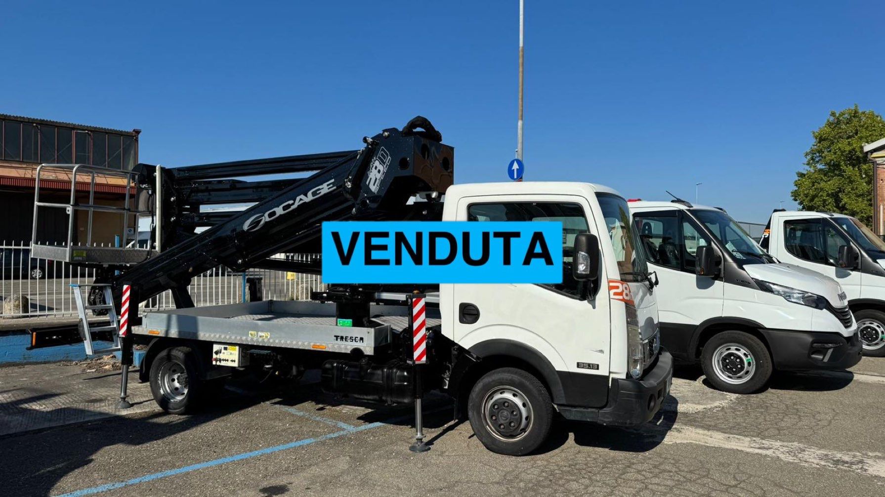 camion con cestello ForSte 20D speed Socage