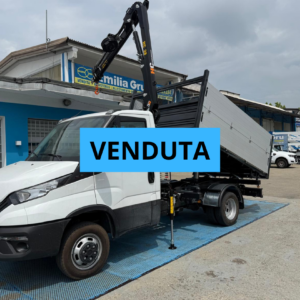 Iveco Daily 35-160 allestito con Gru HC 38 A3, ribaltabile e sovrasponde