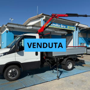 IVECO Daily 35-160 con Gru Palfinger PK 2900 e cassone ribaltabile